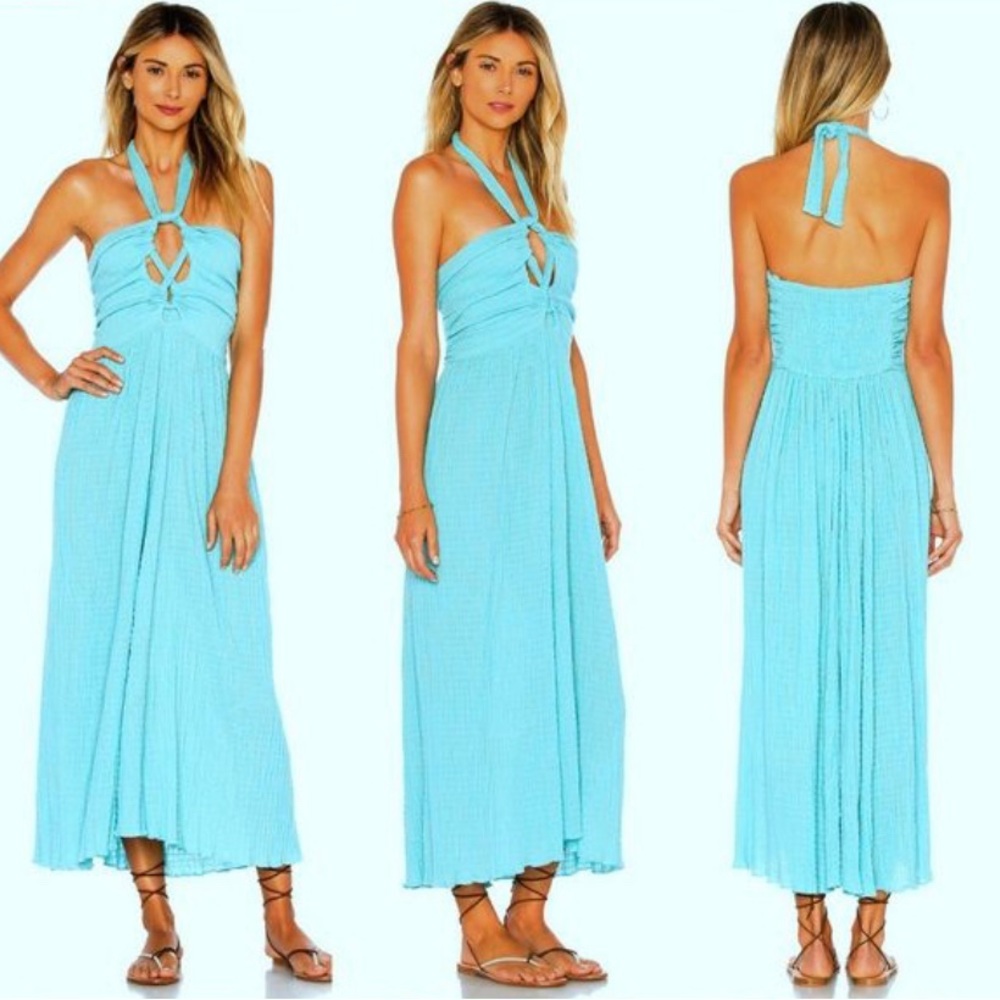 BNWT XS Mara Hoffman Annika striped dress